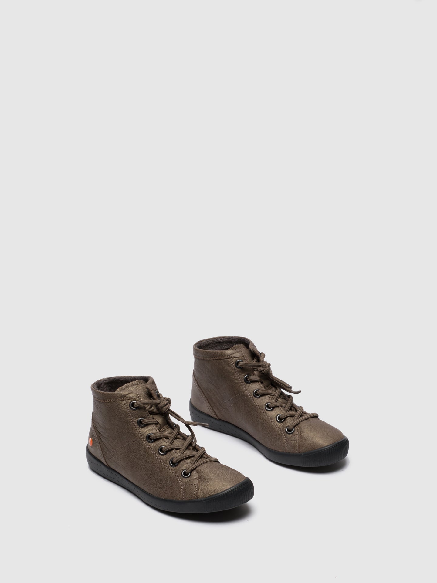 Softinos Ténis de Cano-Alto em Cinzento